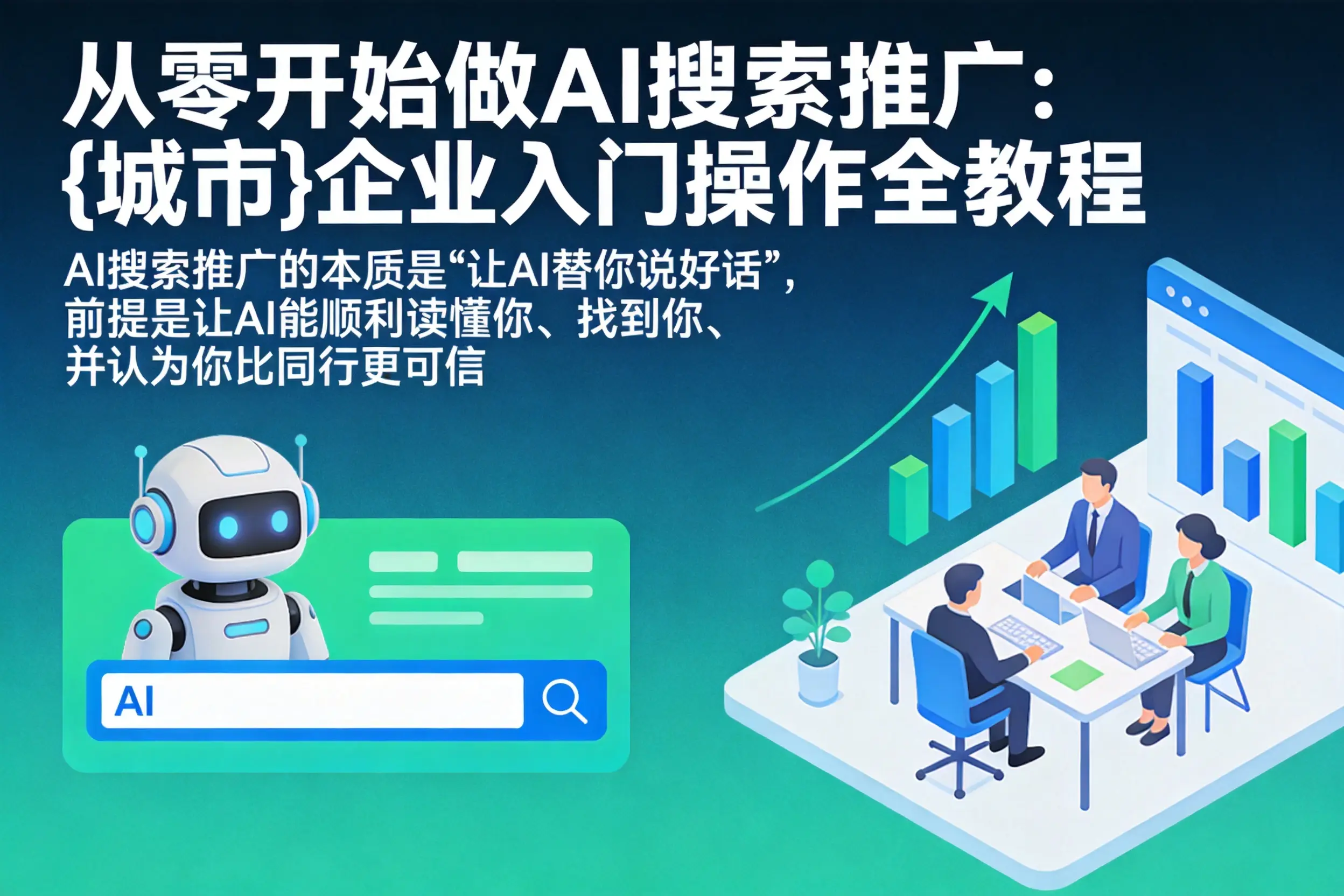 从零开始做AI搜索推广：三门峡企业入门操作全教程