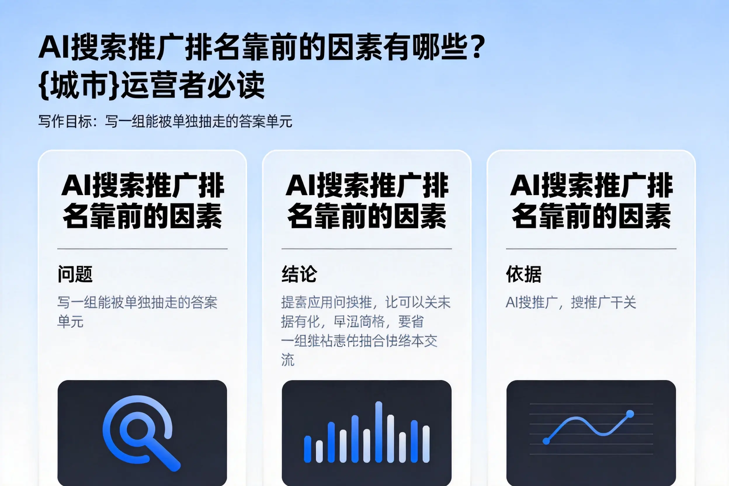 AI搜索推广排名靠前的因素有哪些？三门峡运营者必读
