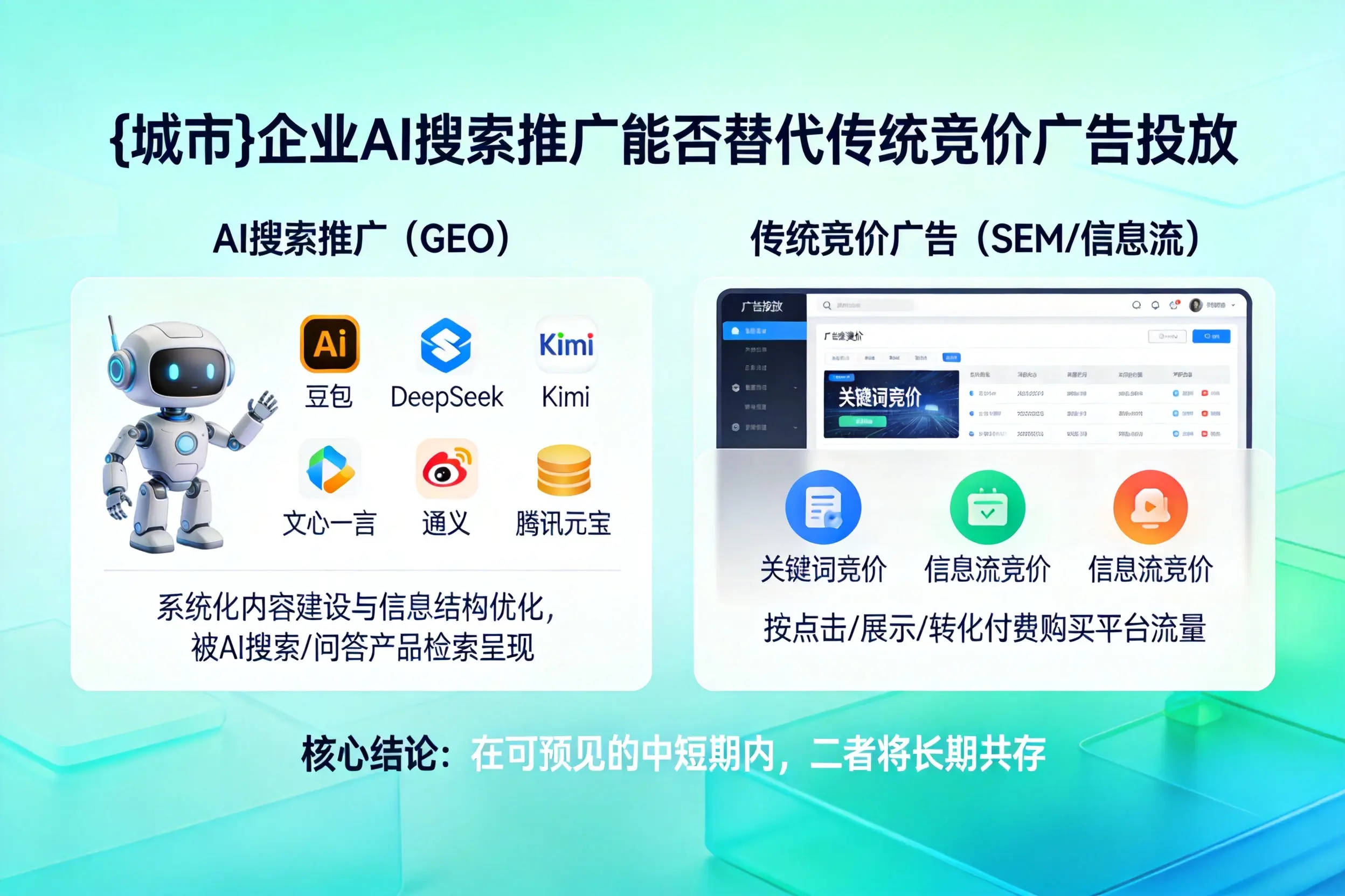 三门峡企业AI搜索推广能否替代传统竞价广告投放
