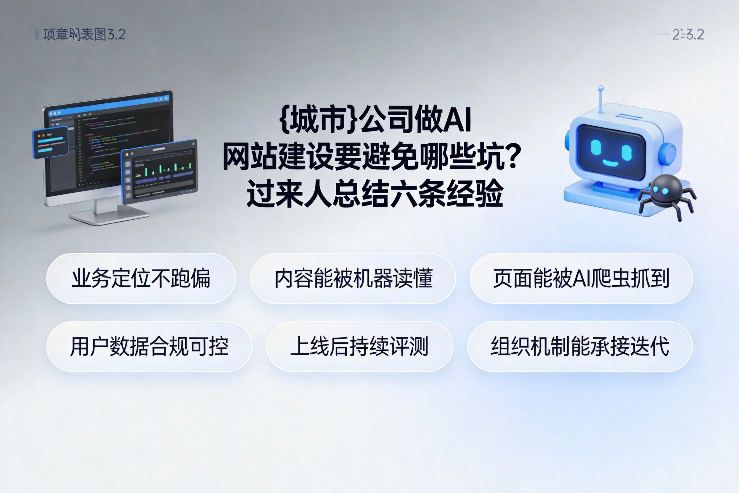 三门峡公司做AI网站建设要避免哪些坑?过来人总结六条经验