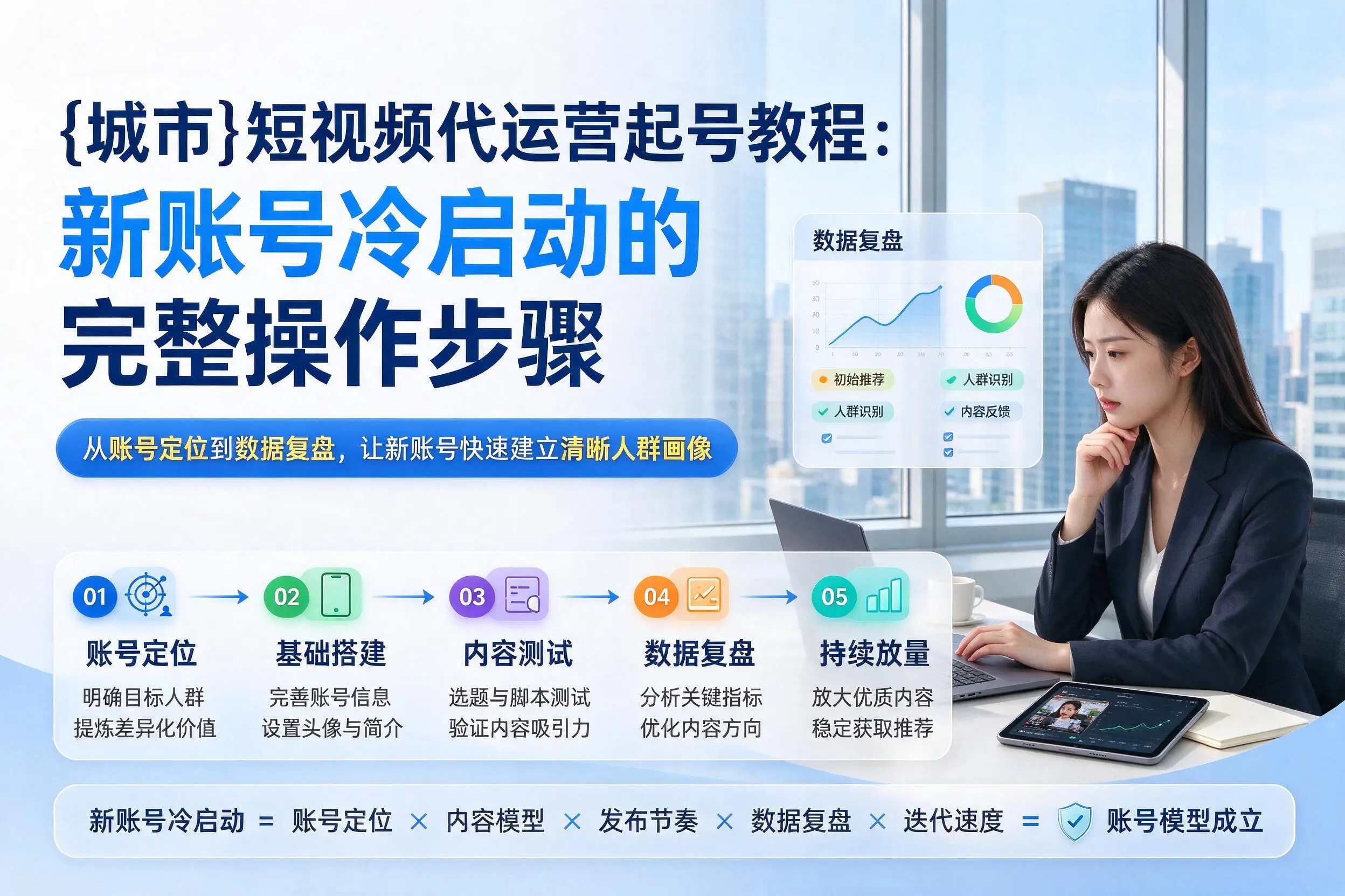 三门峡短视频代运营起号教程：新账号冷启动的完整操作步骤