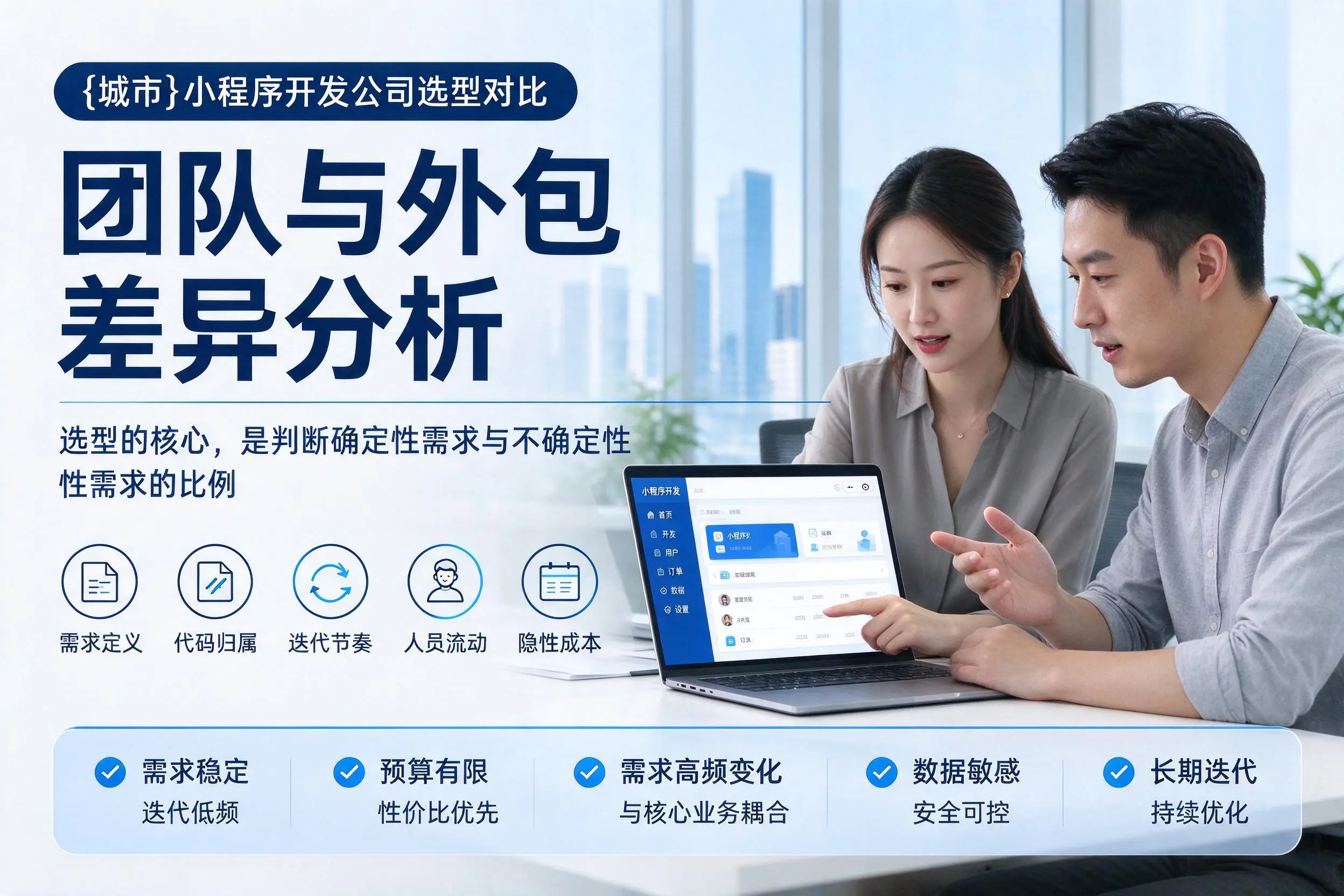 三门峡小程序开发公司选型对比：团队与外包差异分析