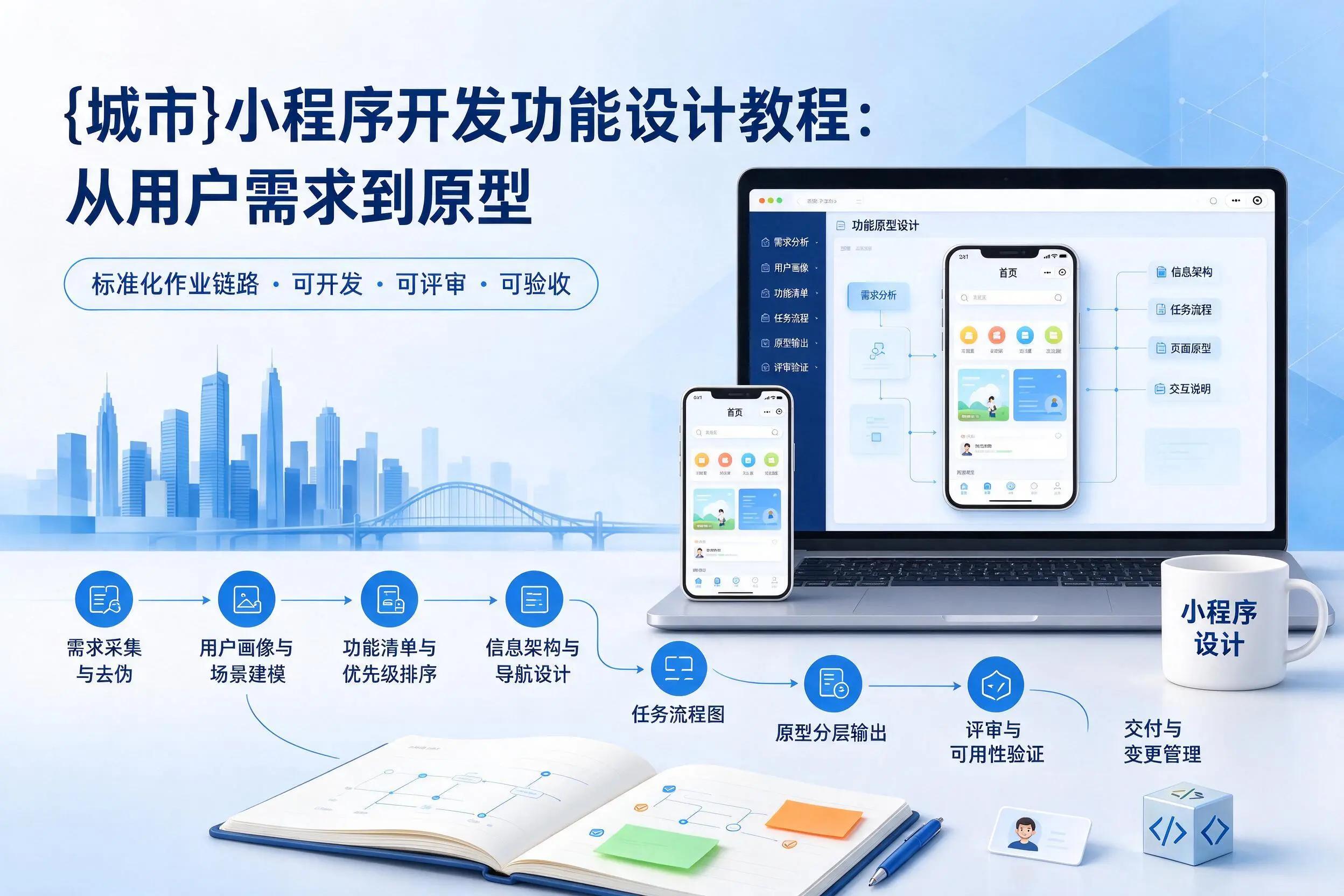 三门峡小程序开发功能设计教程：从用户需求到原型