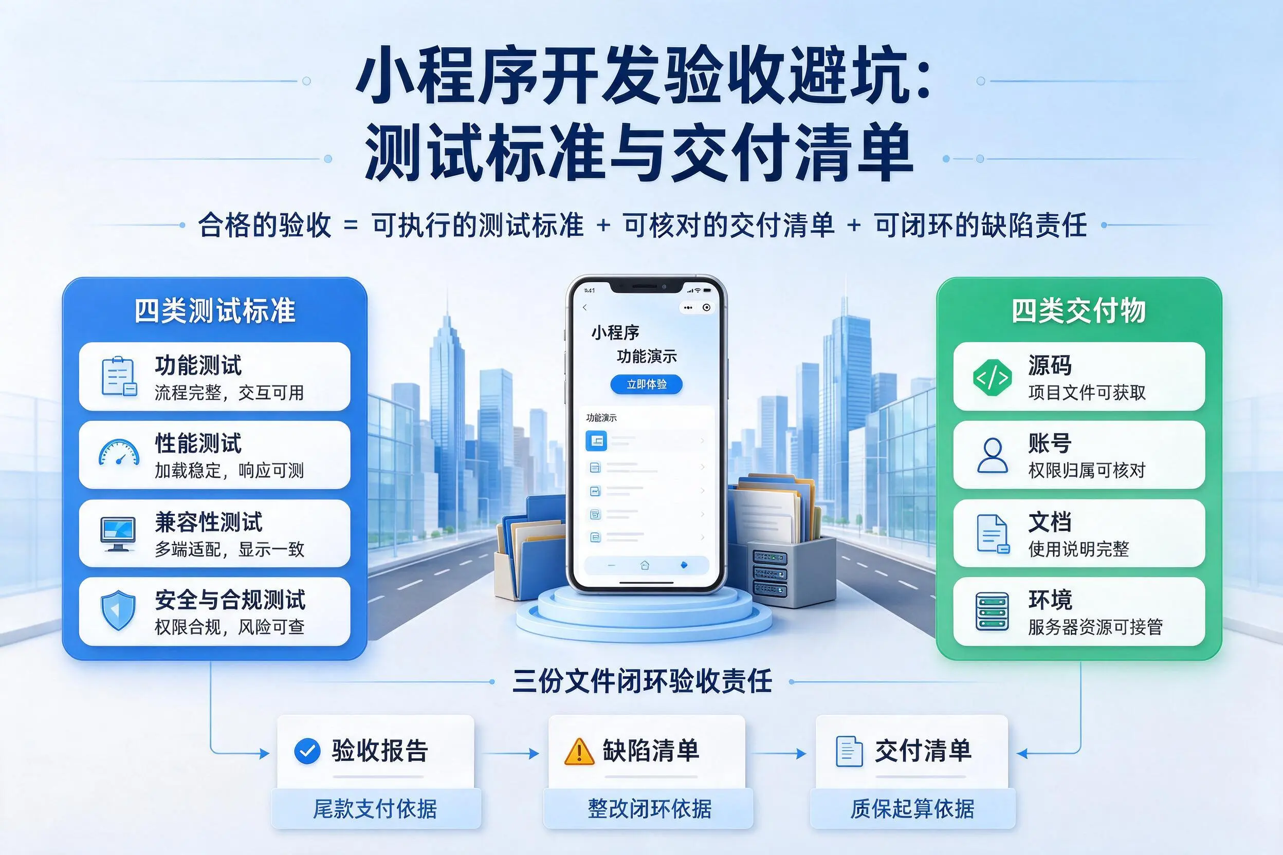 三门峡小程序开发验收避坑：测试标准与交付清单