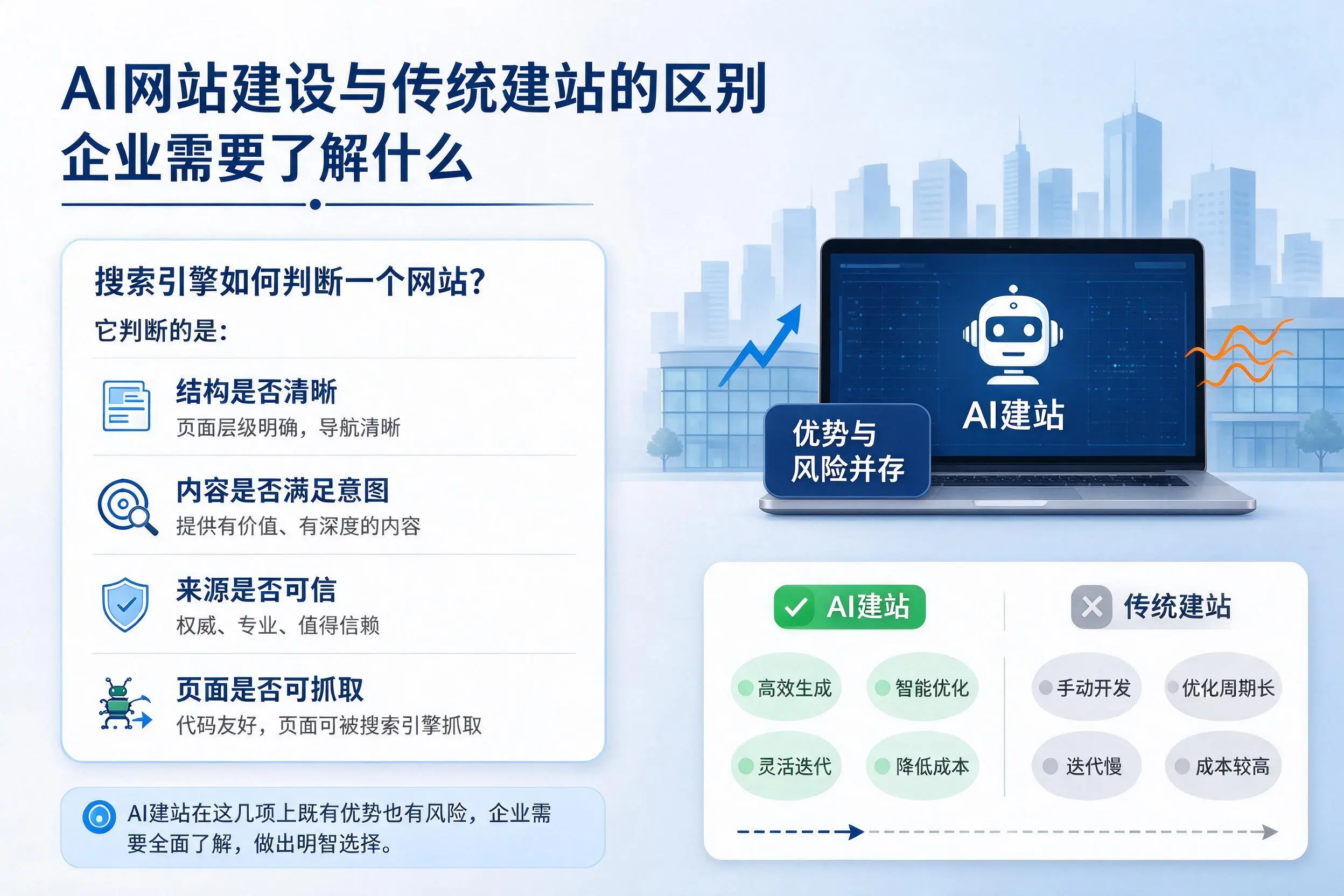 AI网站建设与传统建站的区别,三门峡企业需要了解什么