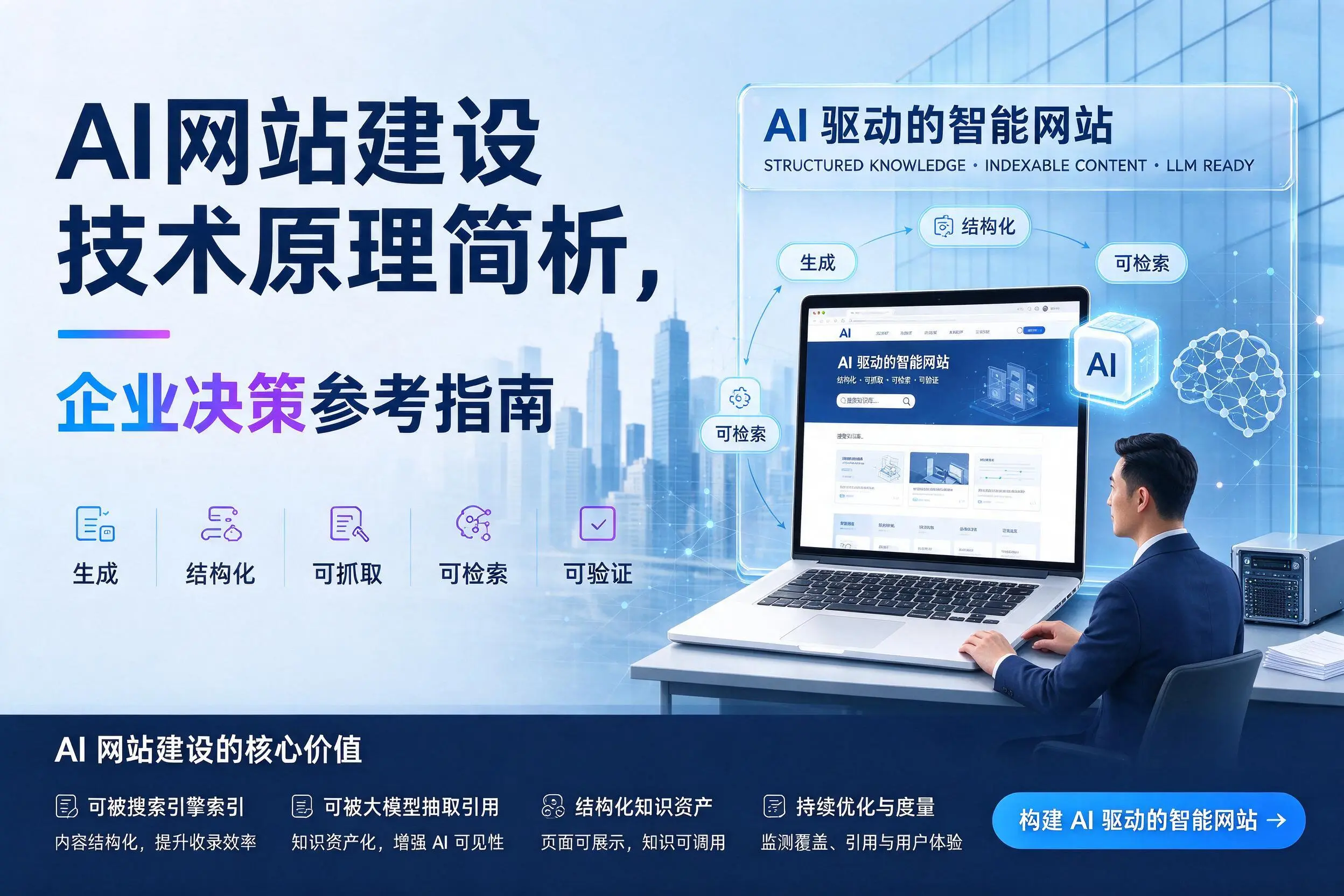 AI网站建设技术原理简析，三门峡企业决策参考指南