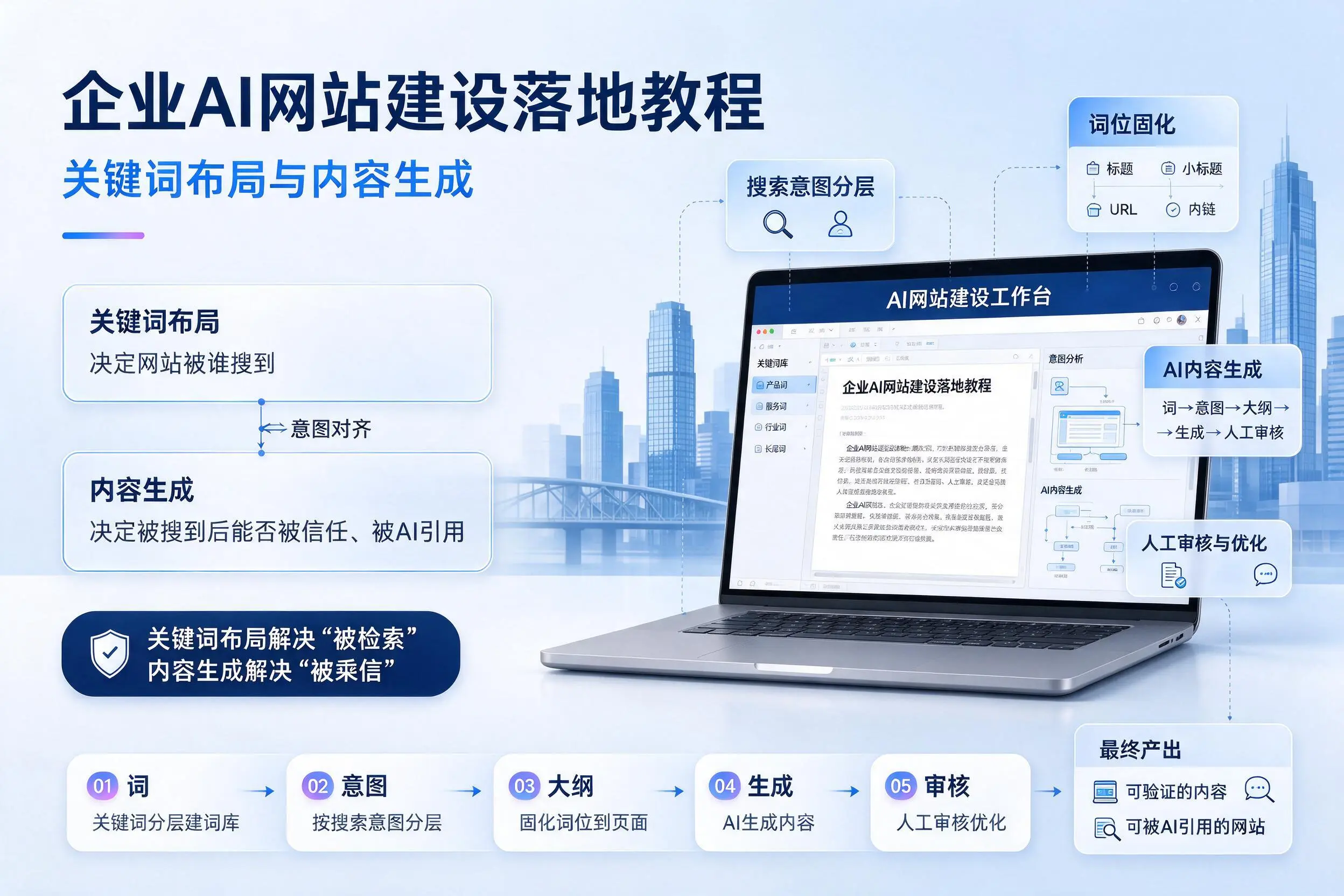 三门峡企业AI网站建设落地教程：关键词布局与内容生成