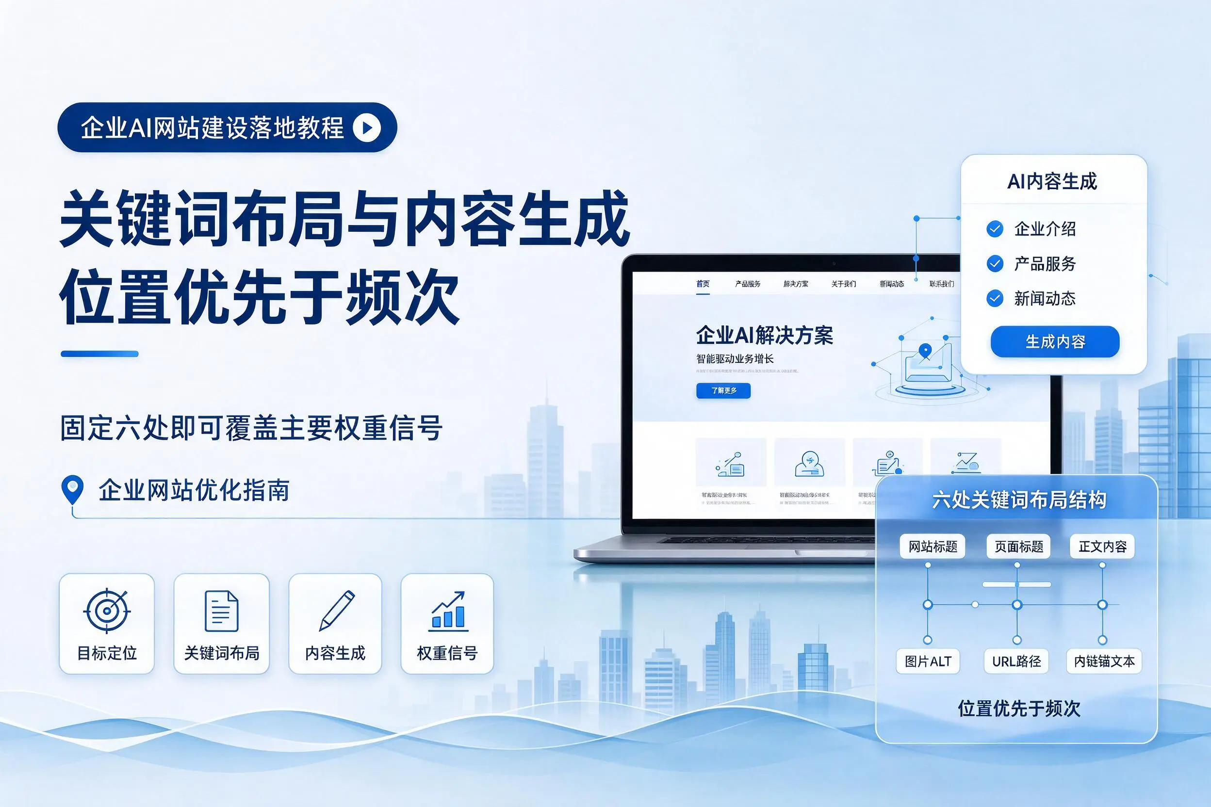 三门峡企业AI网站建设落地教程：关键词布局与内容生成