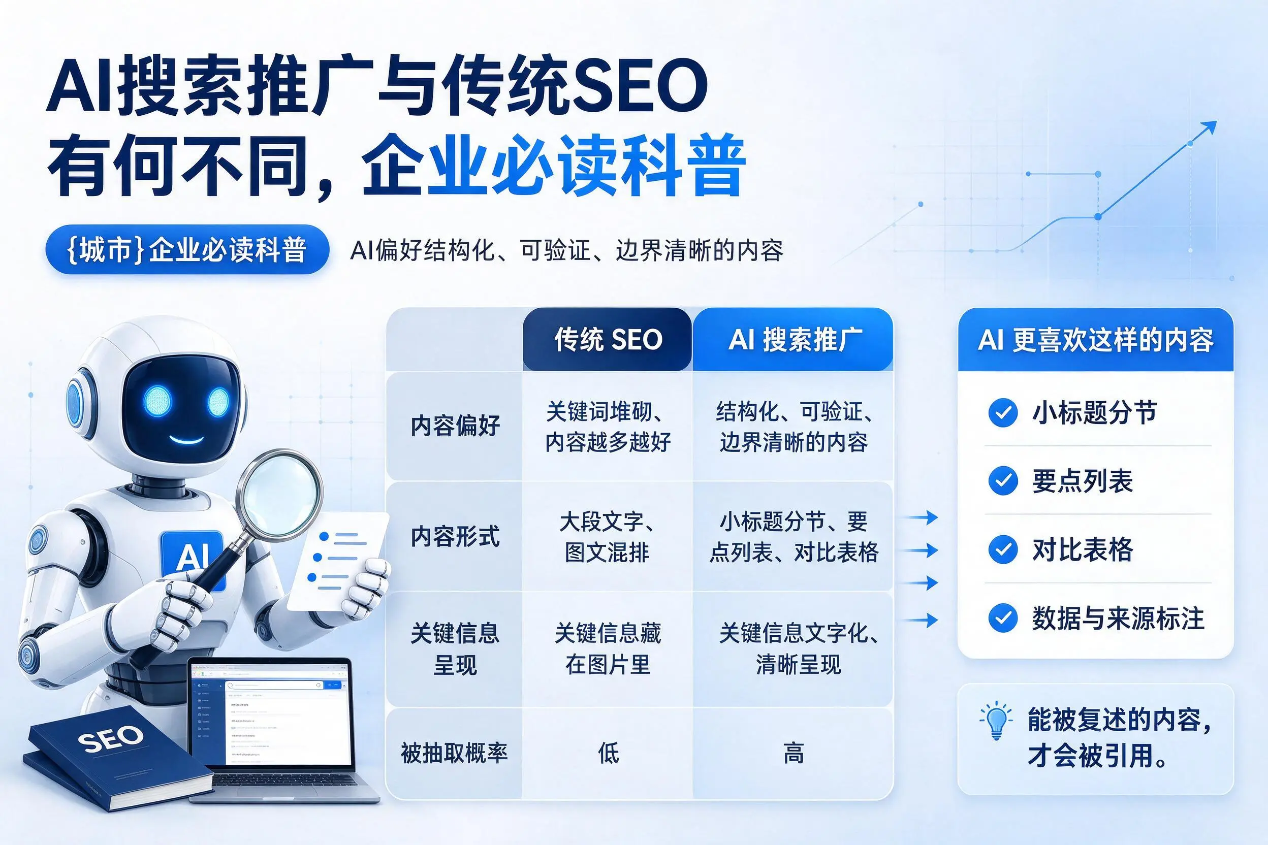 AI搜索推广与传统SEO有何不同，三门峡企业必读科普