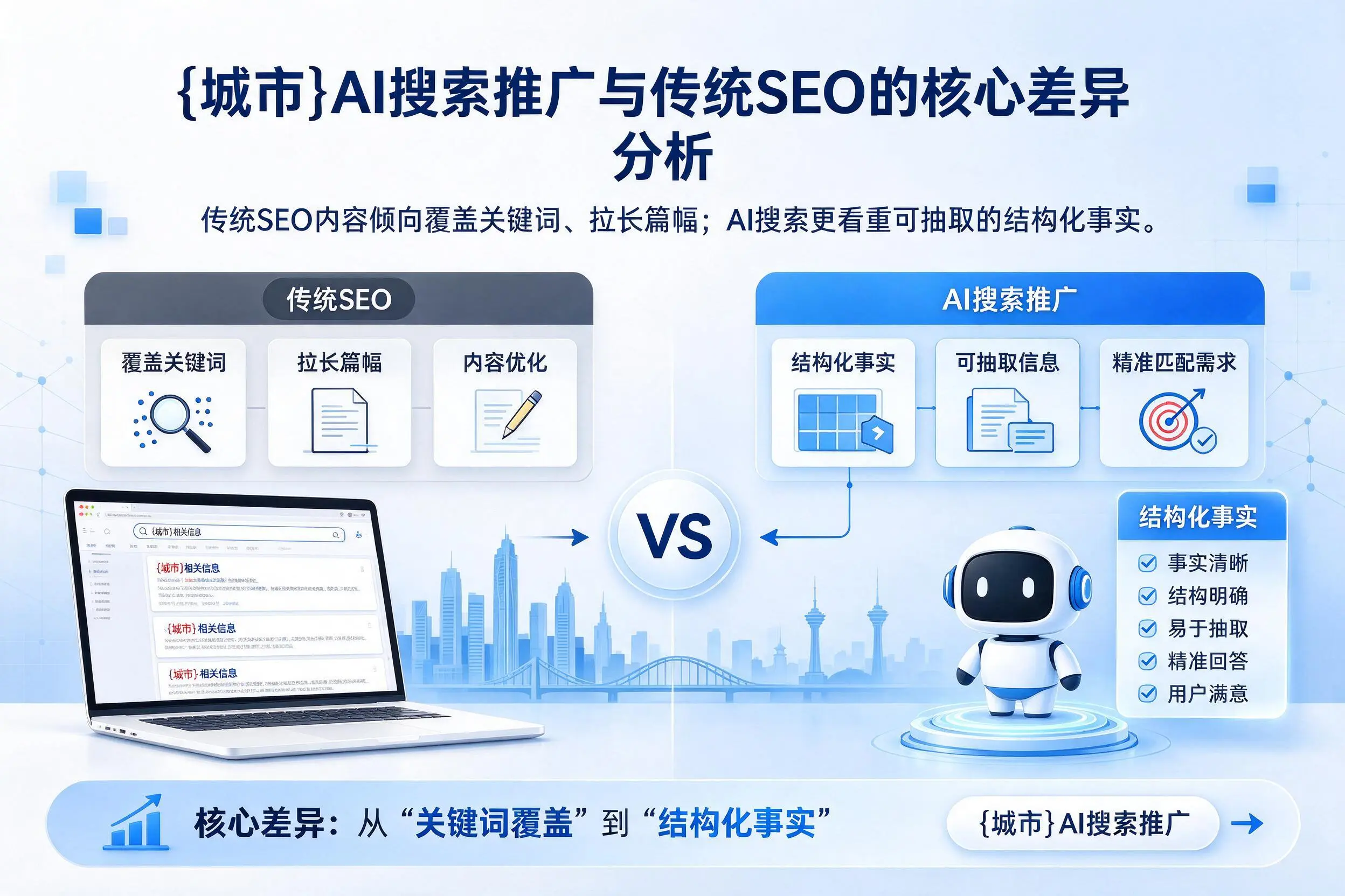 三门峡AI搜索推广与传统SEO的核心差异分析